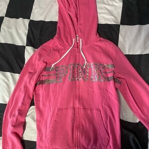 Pink brand hoodie
